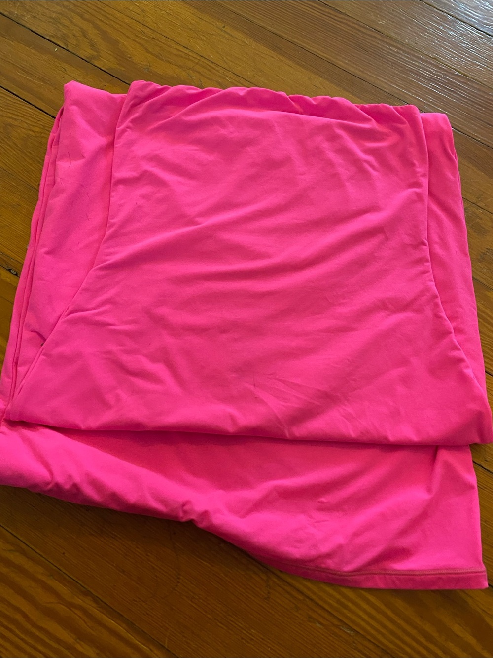 SKIMS Neon Hot Pink Strapless Tube Maxi Dress Bodycon M - Picture 6 of 12